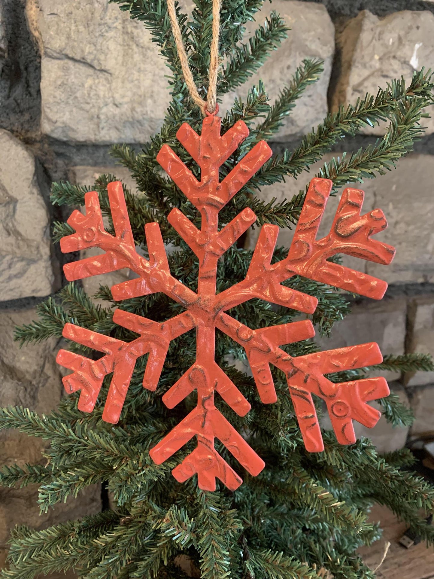 Metal Snowflake Ornament