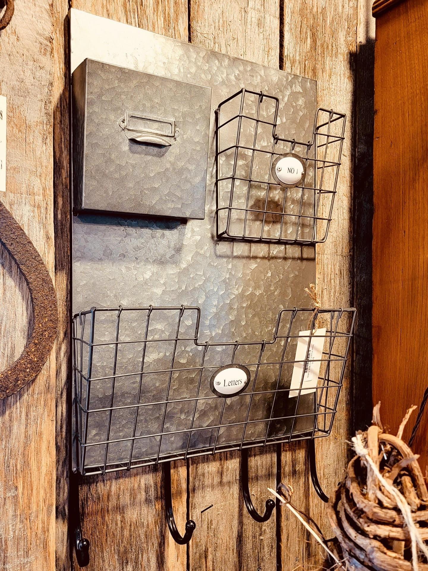 Three Pocket Letter Wall Caddy