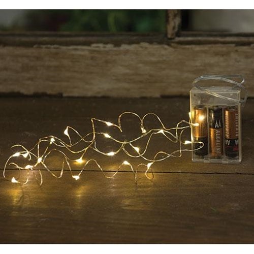 LED Warm White Battery Bud Lights