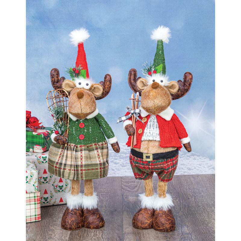 Rosey and Roosevelt Moose Stander