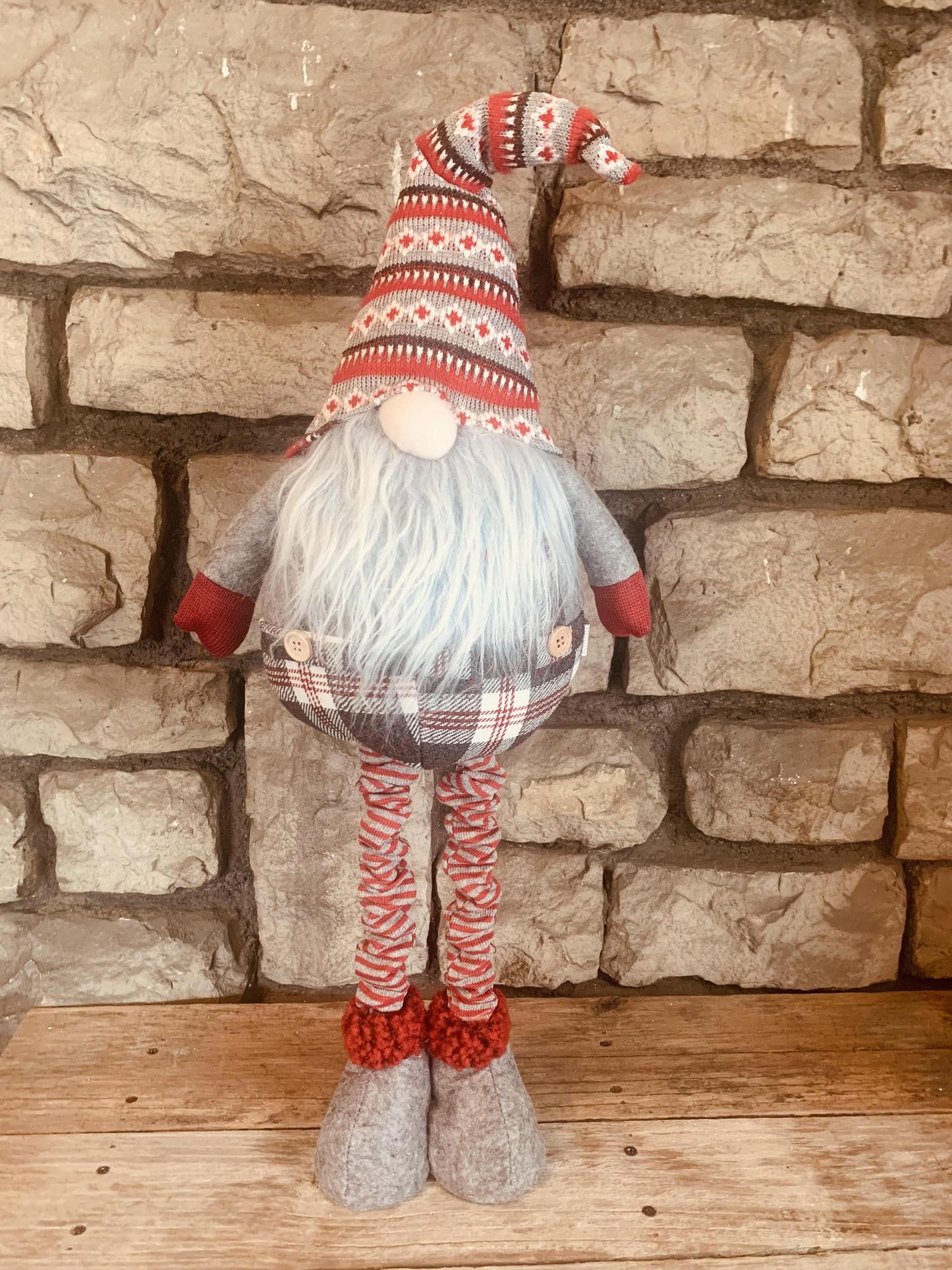 Scarlet and Buck Gnome With Stretch Legs
