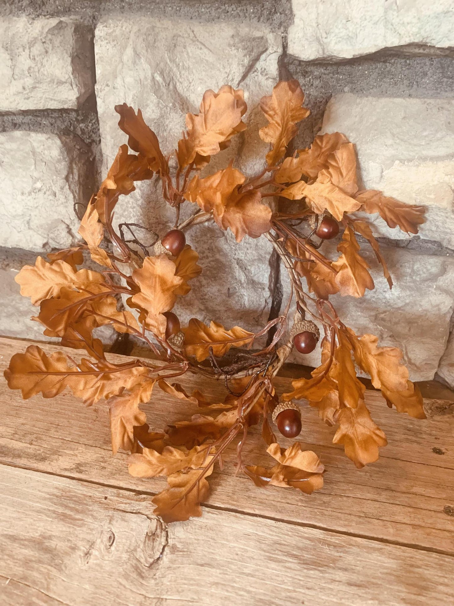 Oak & Acorn Candle Ring