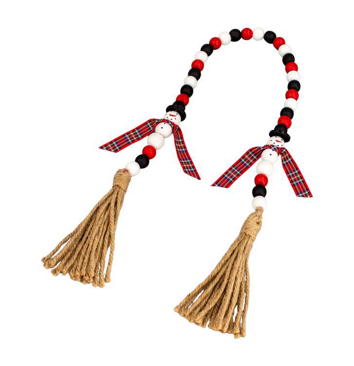 Snowman Bead Garland