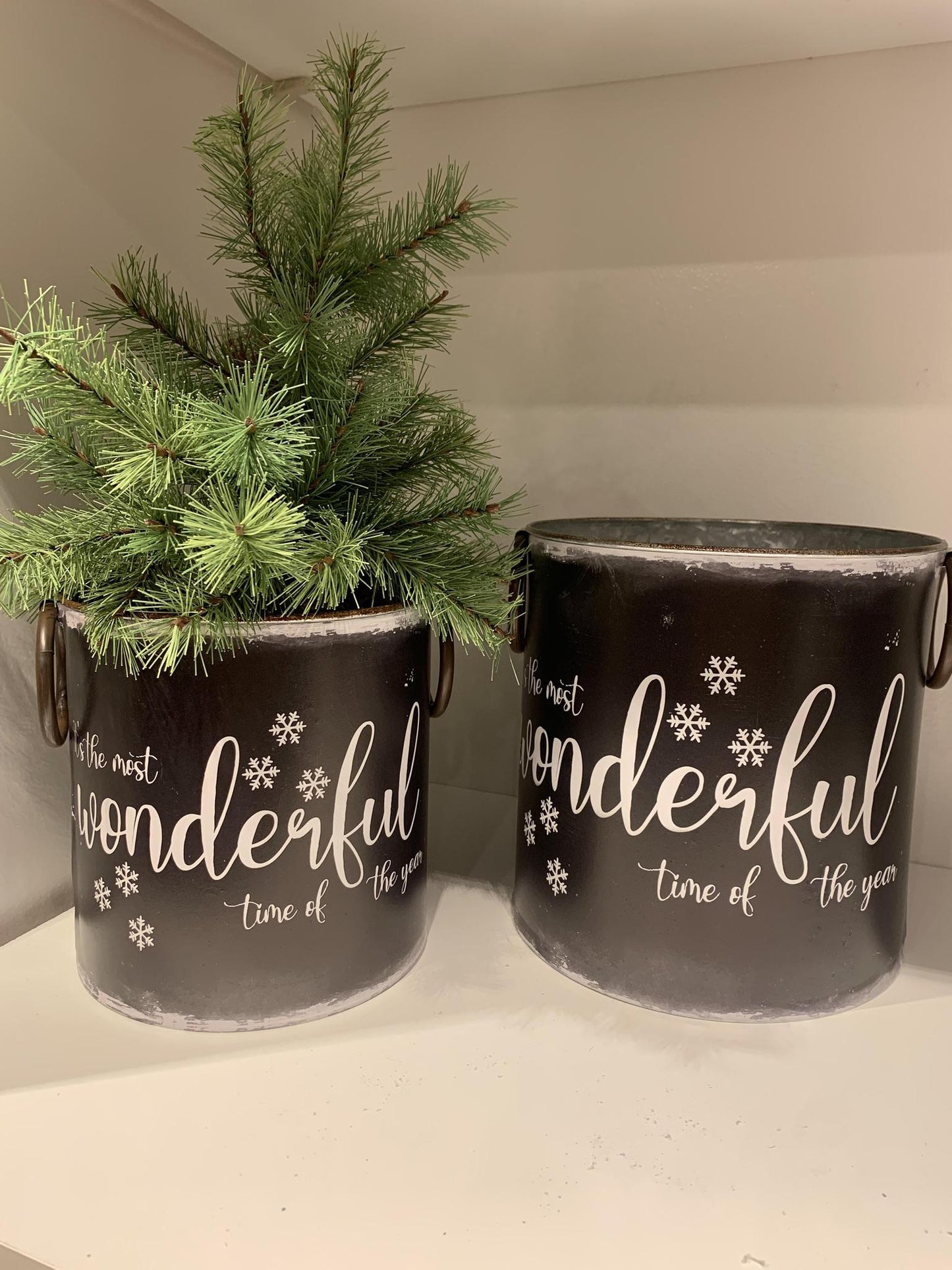 Large It's The Most Wonderful Time Of The Year Bucket