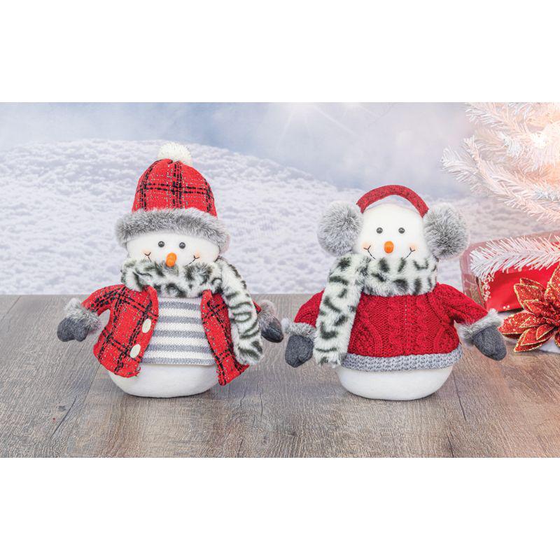 Lincoln and Lucy Snowman