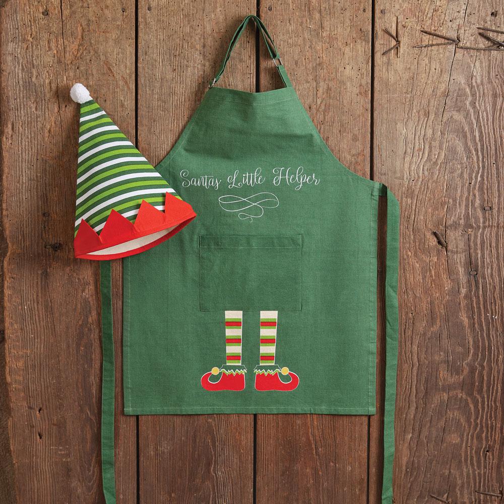 Santa's Little Helper Childs Elf Apron