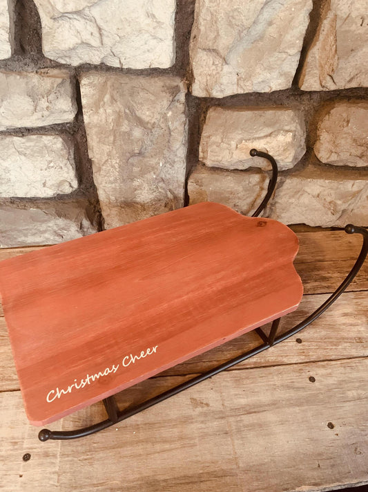 Large Tabletop Christmas Sled