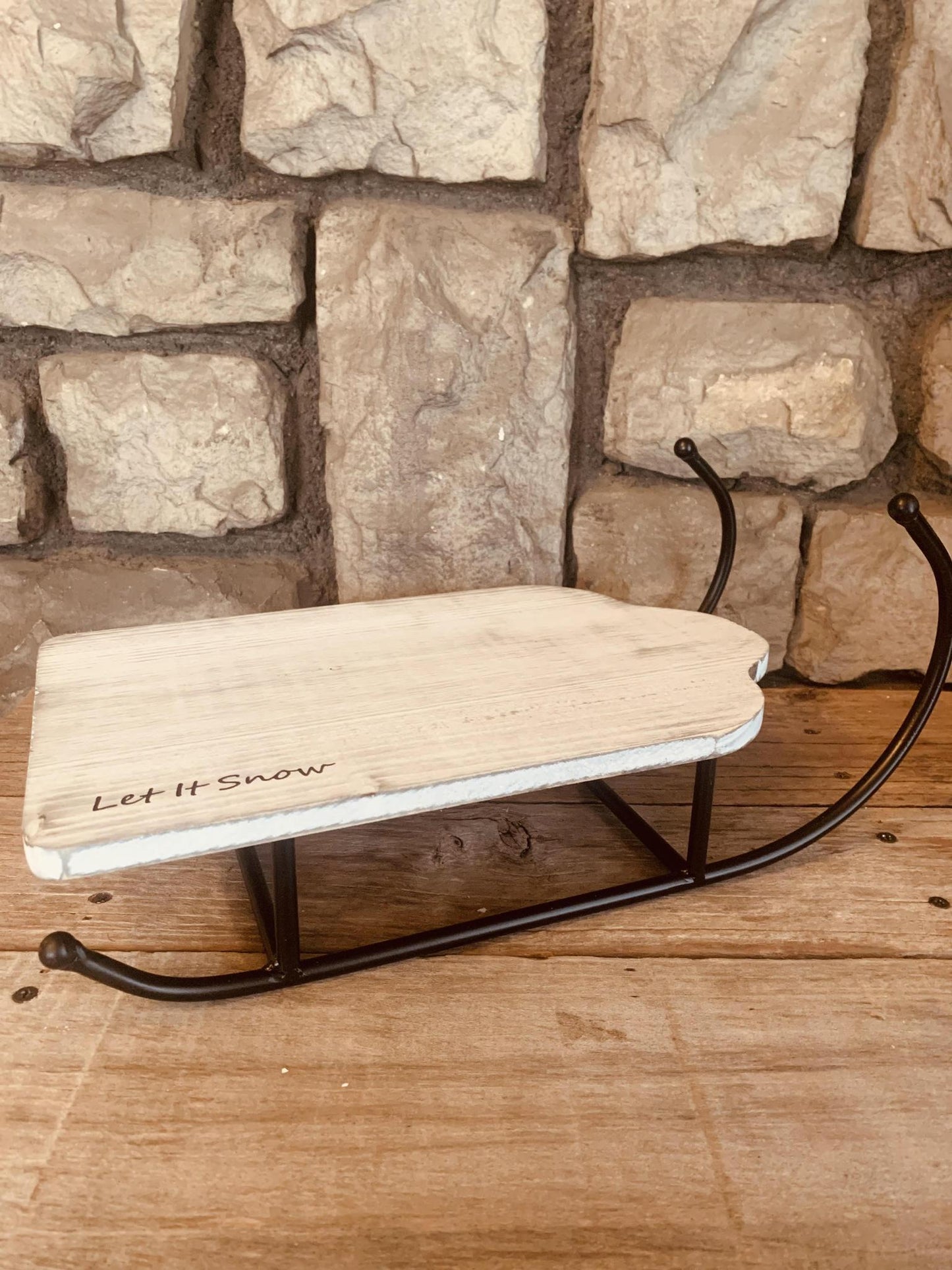 Medium Tabletop Christmas Sled