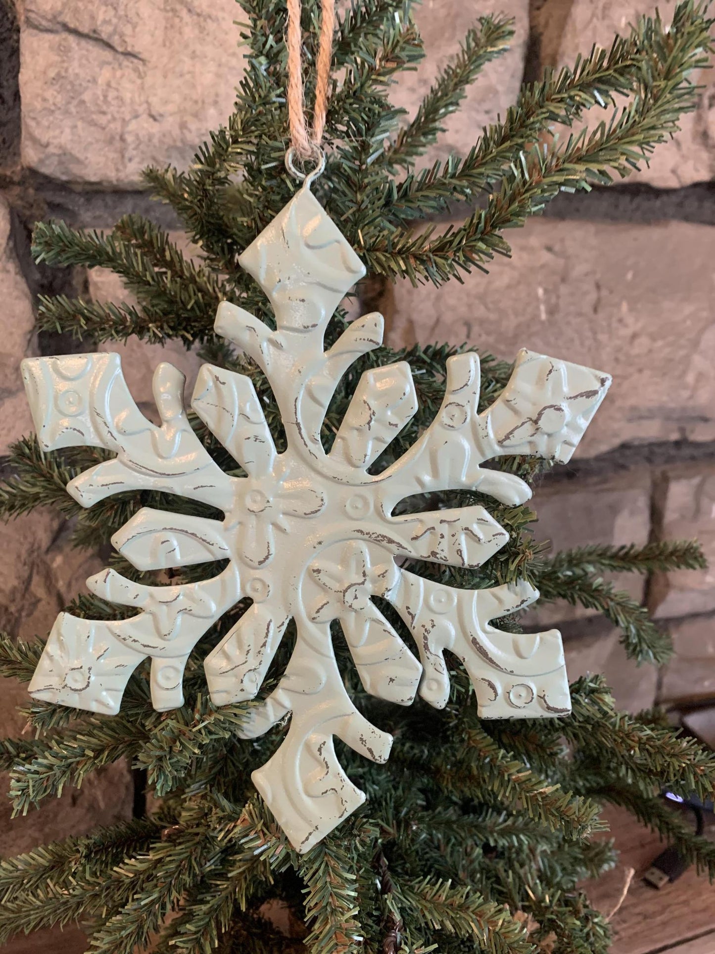 Metal Snowflake Ornament