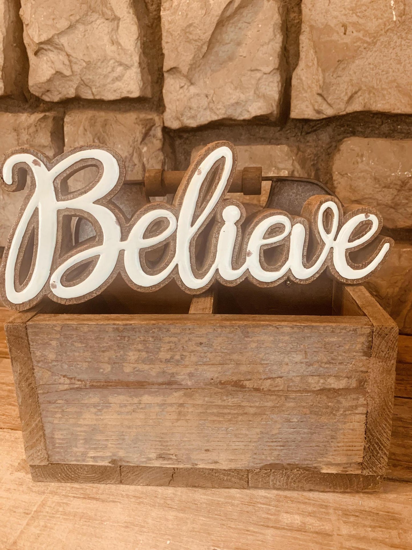 Rustic Peace Noel Believe