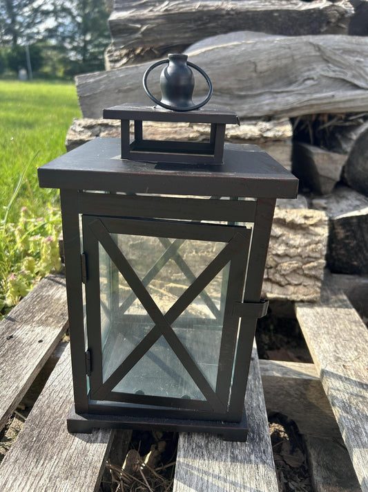 Hanging Metal Candle Lantern