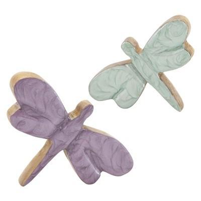 Green Enamel Dragonfly