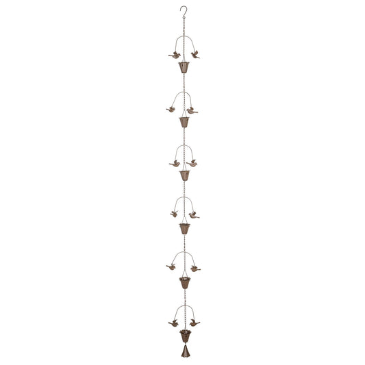 Dancing Bird Rain Chain