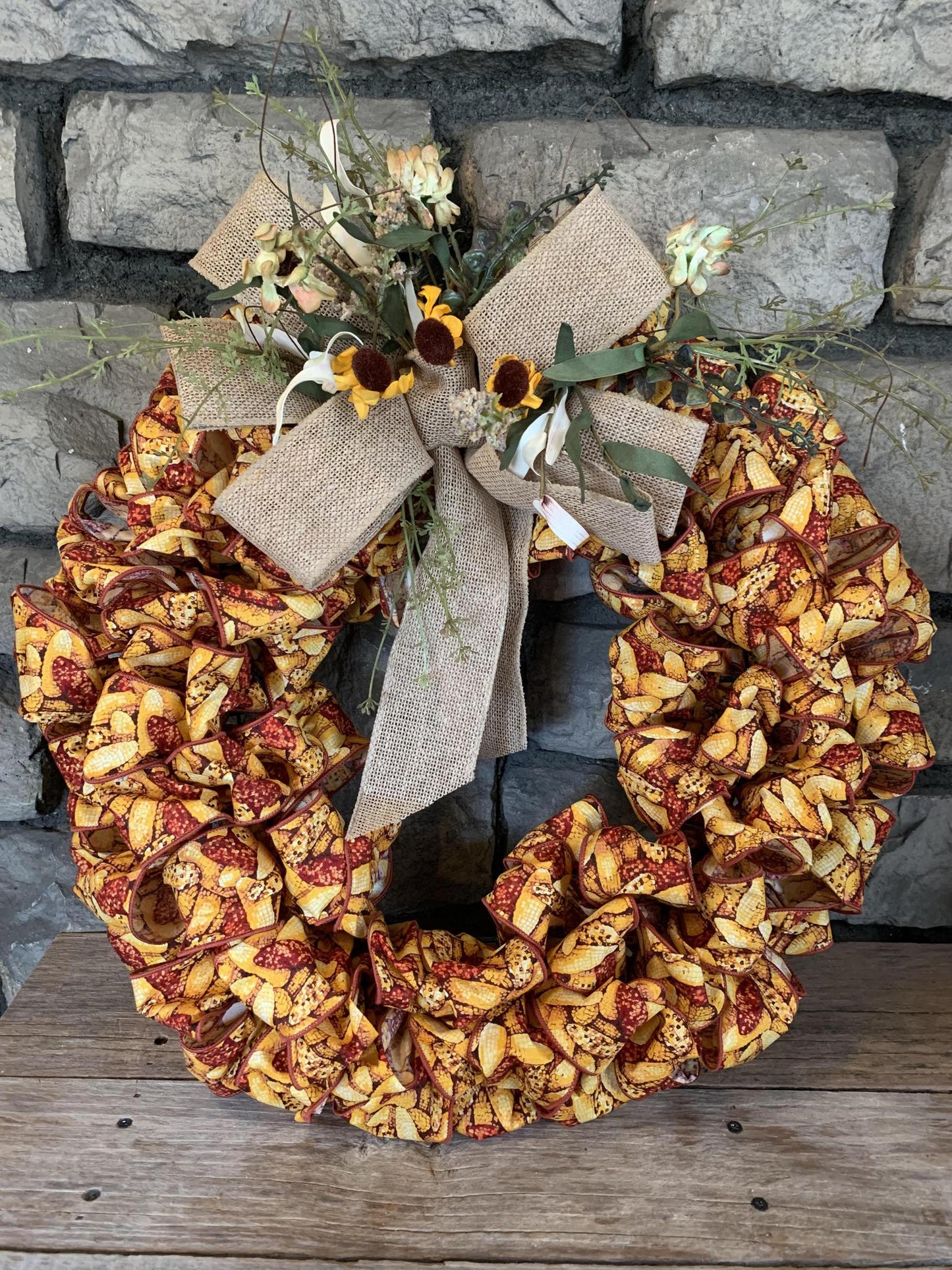 Indian Corn Fall Wreath