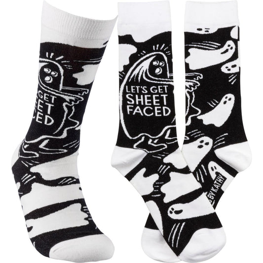 Let's Get Sheet Faced Socks