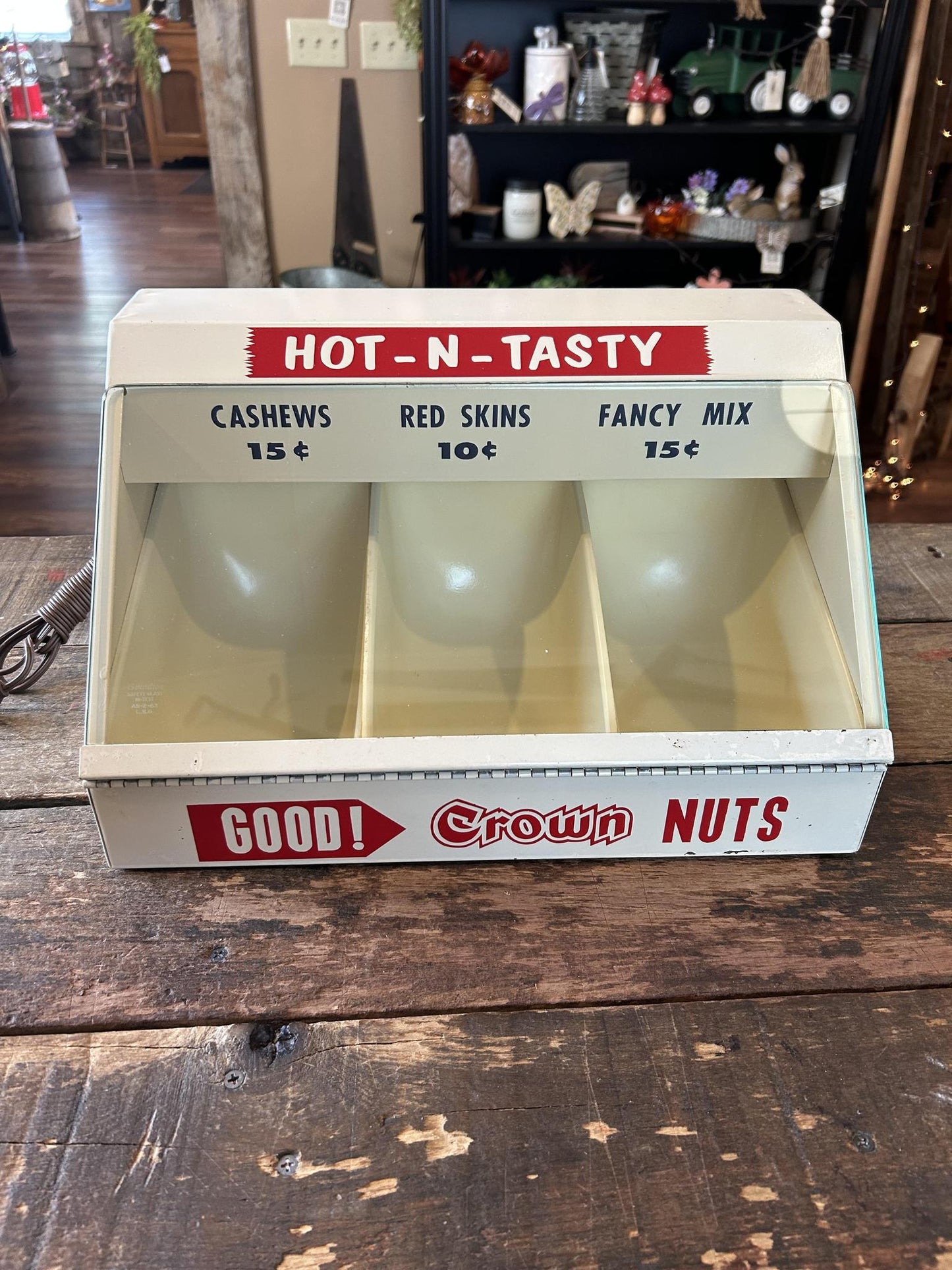 "The Nut Bar" Hot-N-Tasty Heated Nut Dispenser