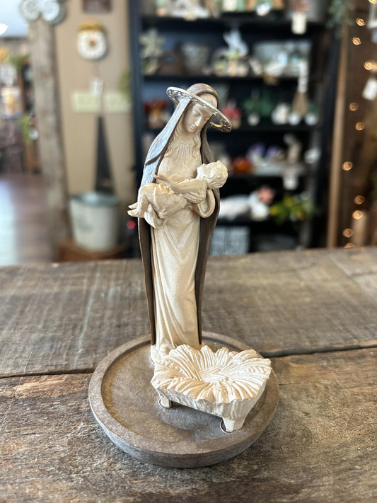 Vintage Mary And Baby Jesus