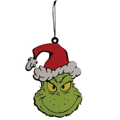 Grinch Wooden Cutout Ornament