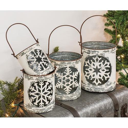 Mini Snowflake Bucket