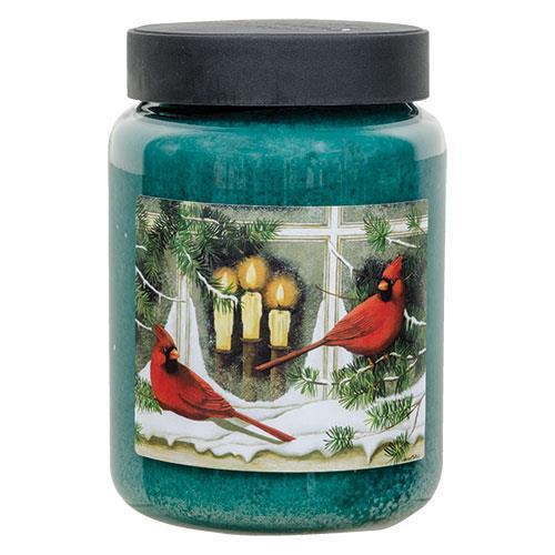 Cardinals Nesting Balsam Fir Candle