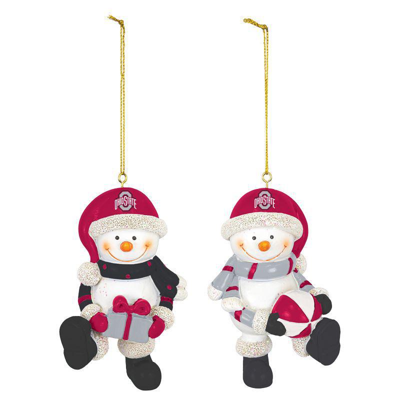 Ohio State Snowman Ornament