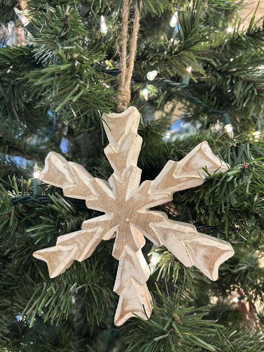 Criss Cross Snowflake Ornament