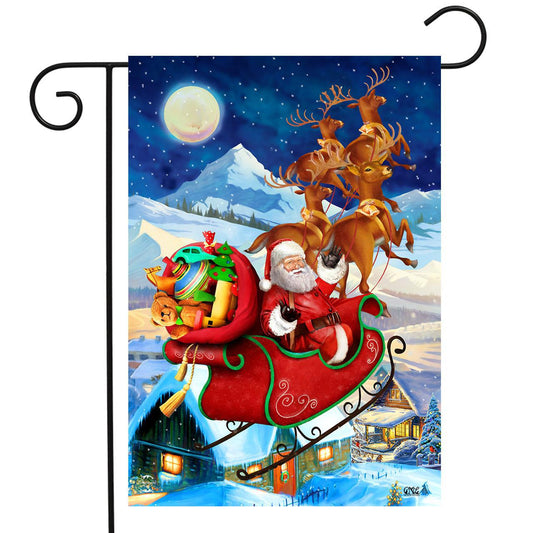 Garden Flag - Santa's Sleigh