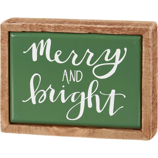 Merry And Bright Sign