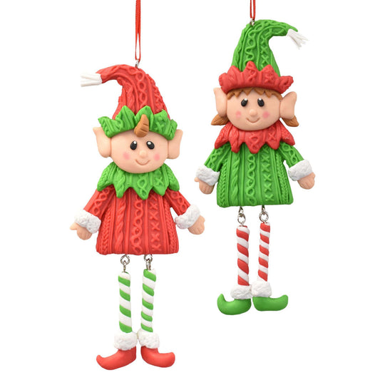 Dancing Elf Ornament