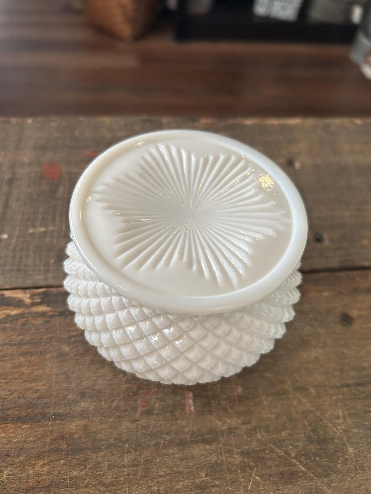 Westmoreland English Hobnail Rose Bowl
