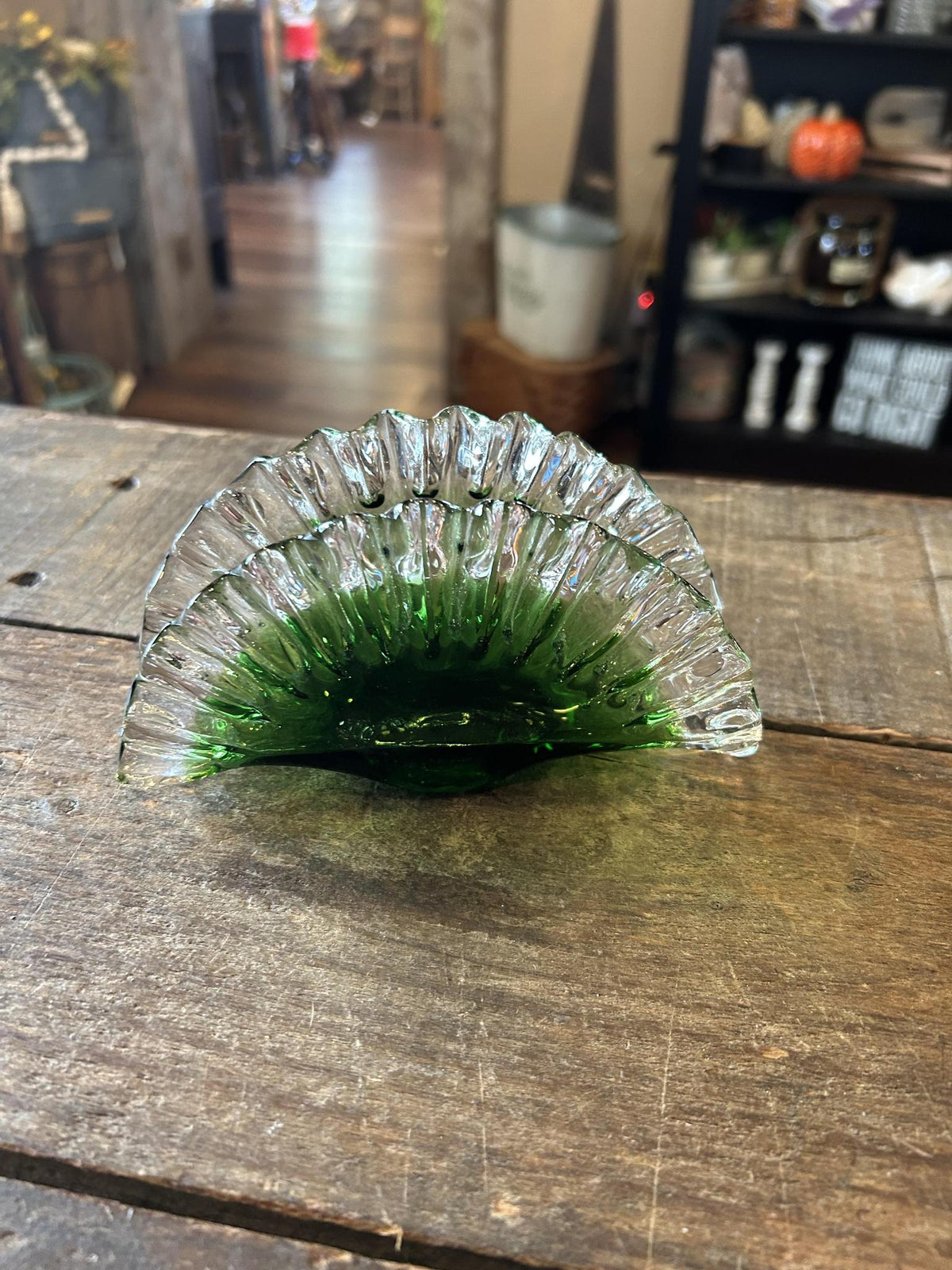 Vintage Art Glass Napkin Holder