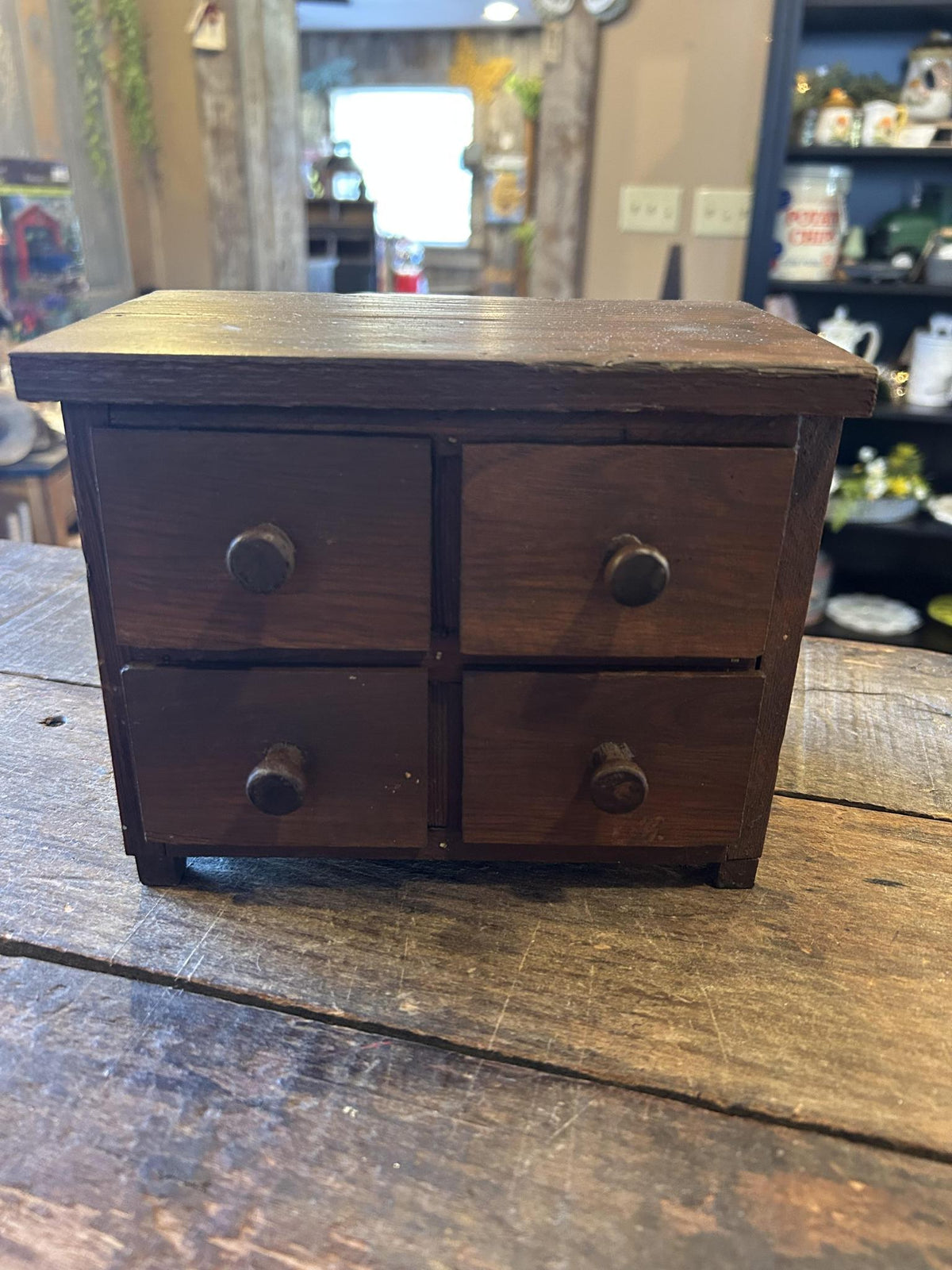 Vintage Handmade Apothecary Cabinet