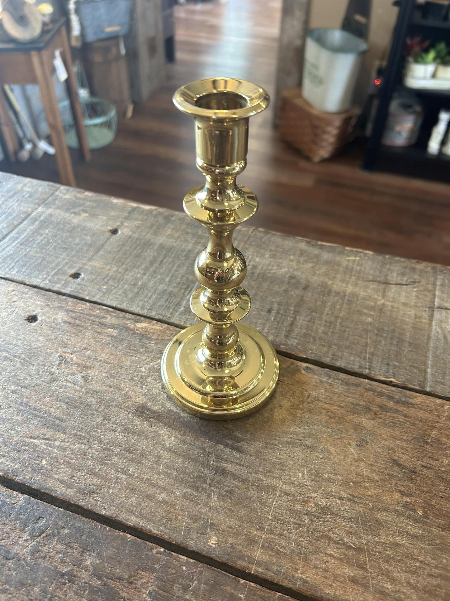 Baldwin Solid Brass Candlestick Holder