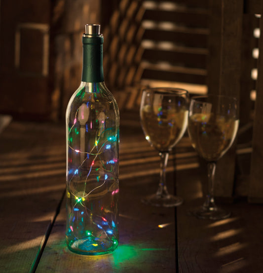Multi-colored Wine Bottle Lights