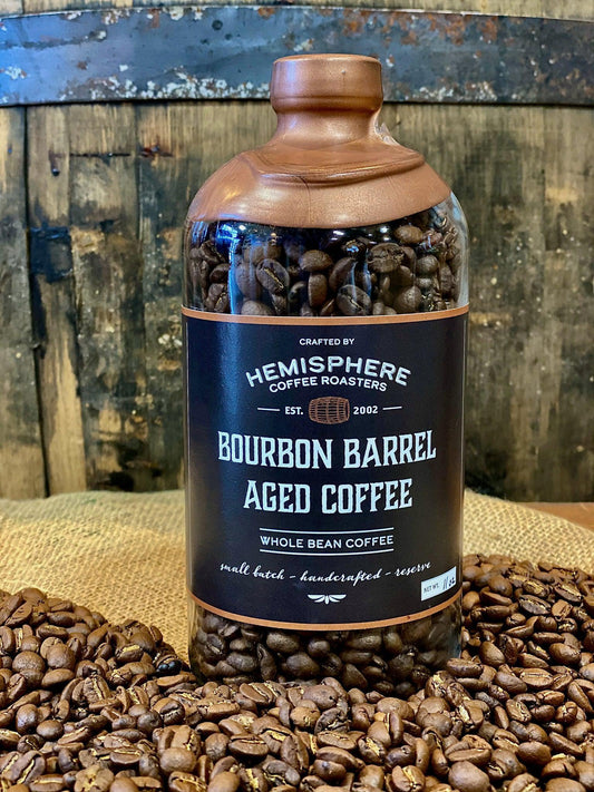 Bourbon Barrel Aged Coffee Beans