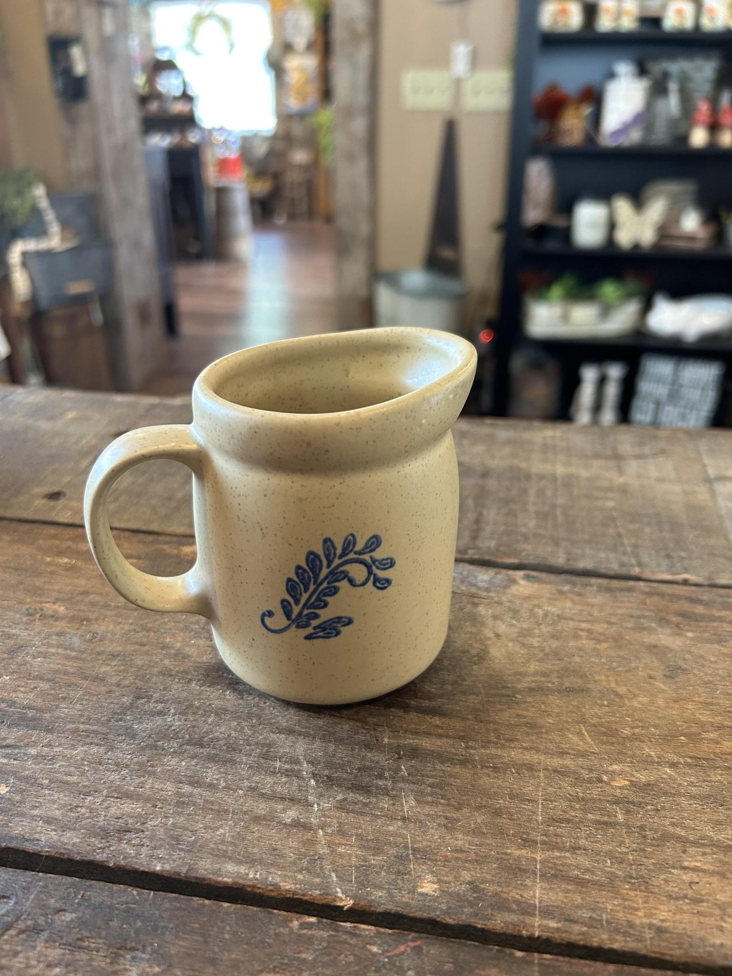 McCoy Pottery Bluefield Stoneware Creamer