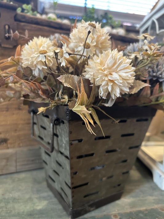 Small Square Olive Bucket