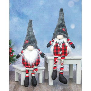 Frank and Fern Fuzzy Gnome Sitter