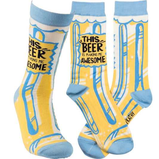 This Beer Is Making Me Awesome Socks