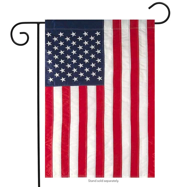 Garden Flag -  American Embroidered