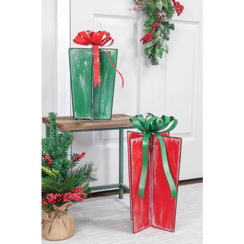 Large Red Christmas Package