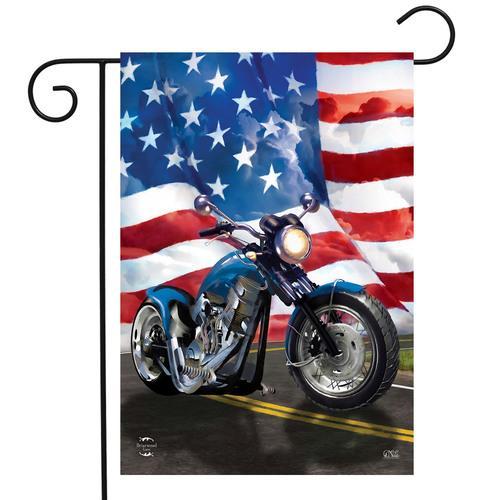 Garden Flag - American Motorcycle
