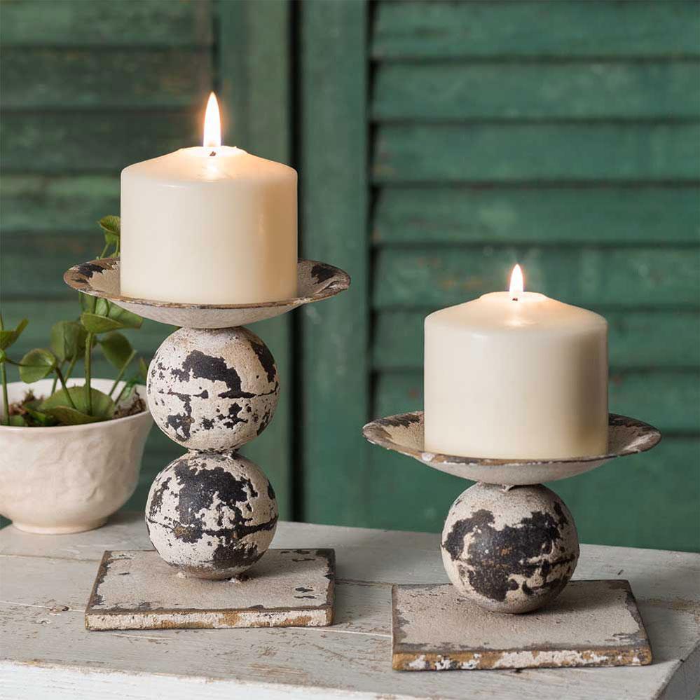 Small Sphere Candle Holder