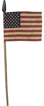 American Flag on Stick - Primitive