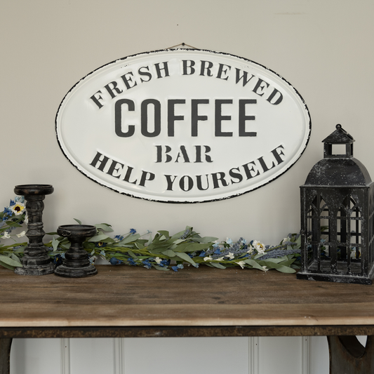 Fresh Brewed Coffee Bar Help Yourself