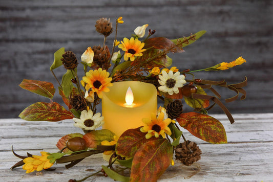 Autumn Aster Candle Ring