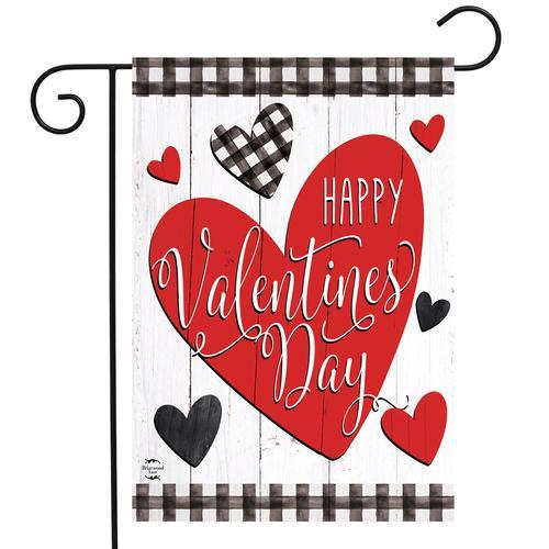 Garden Flag - Happy Valentines Day