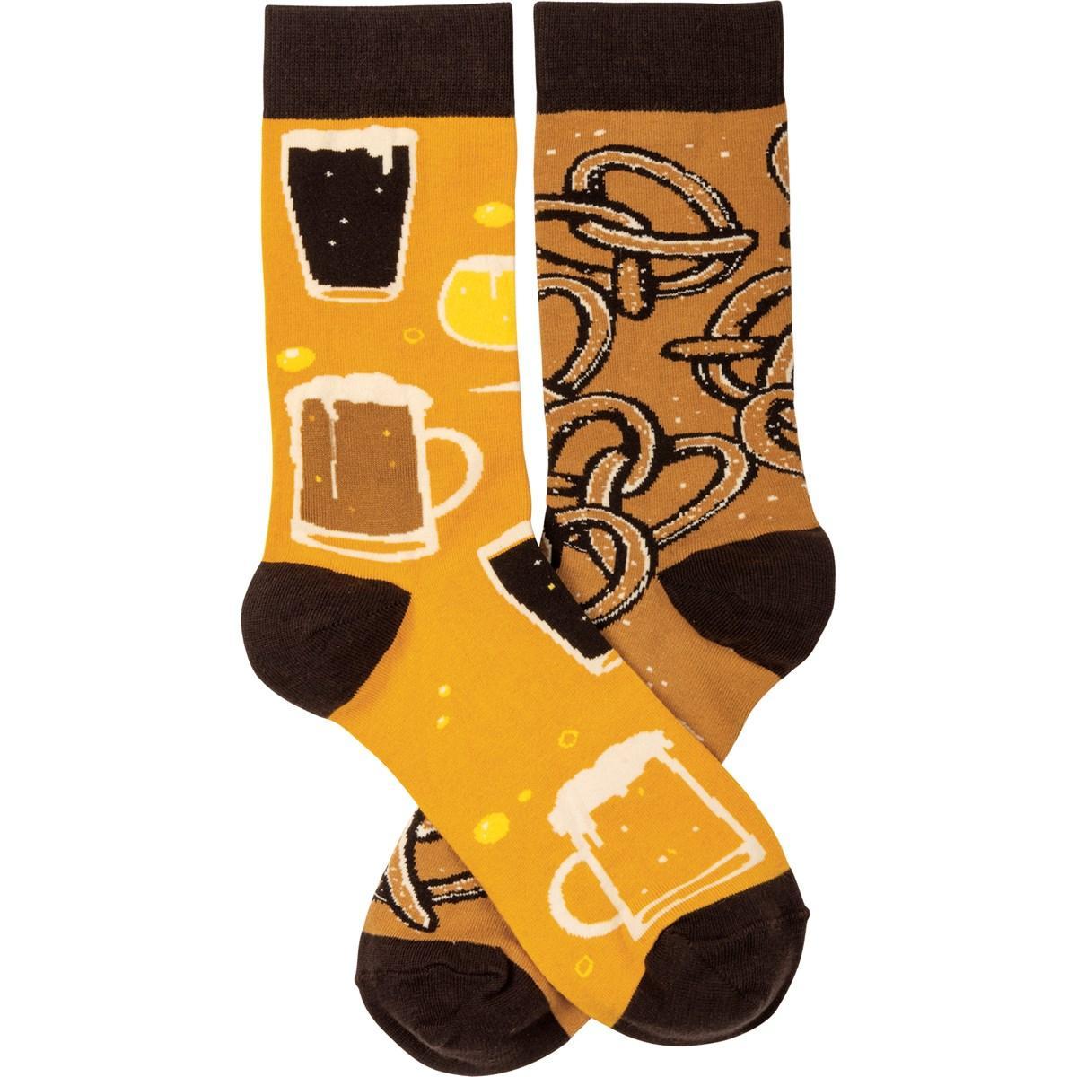 Beer And Pretzel Socks