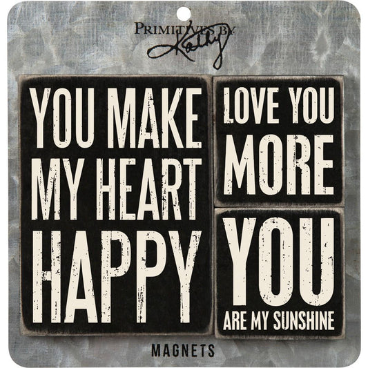 You Make My Heart Happy Magnets