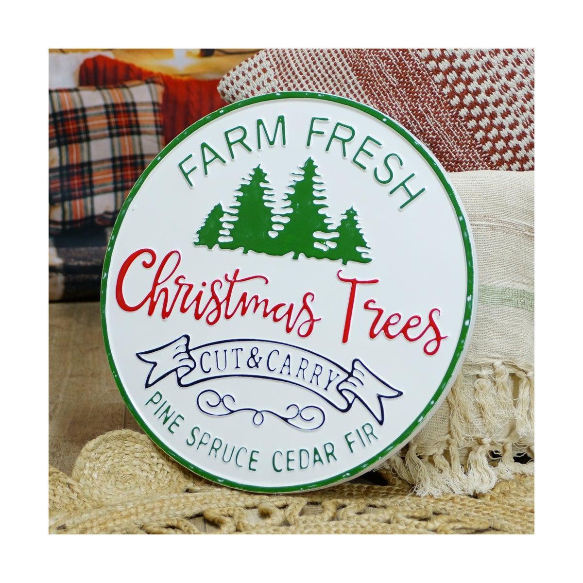 Round Farm Fresh Christmas Trees